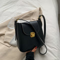 Trendy Texture Fashion One-shoulder Small Square Bag Retro