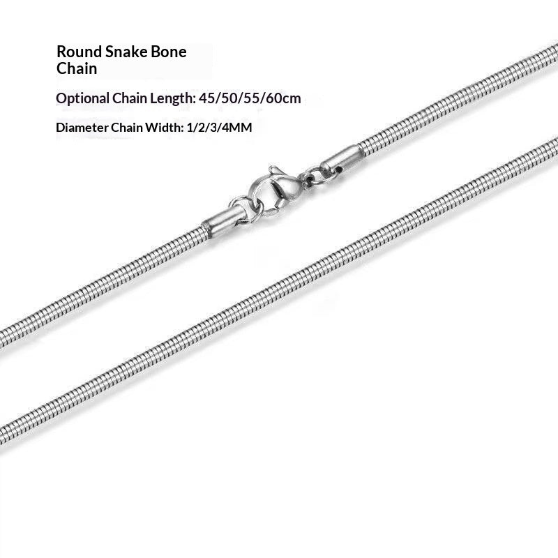Stainless Steel Chain Men's Versatile Necklace