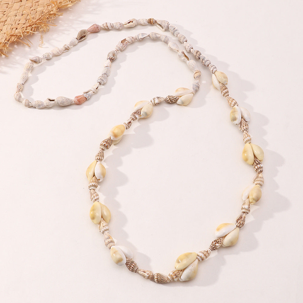 Beach Holiday Style Natural Shell Conch Necklace