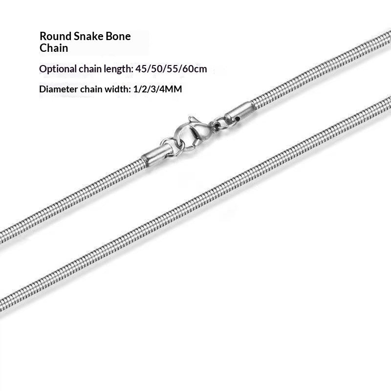 Stainless Steel Chain Men's Versatile Necklace