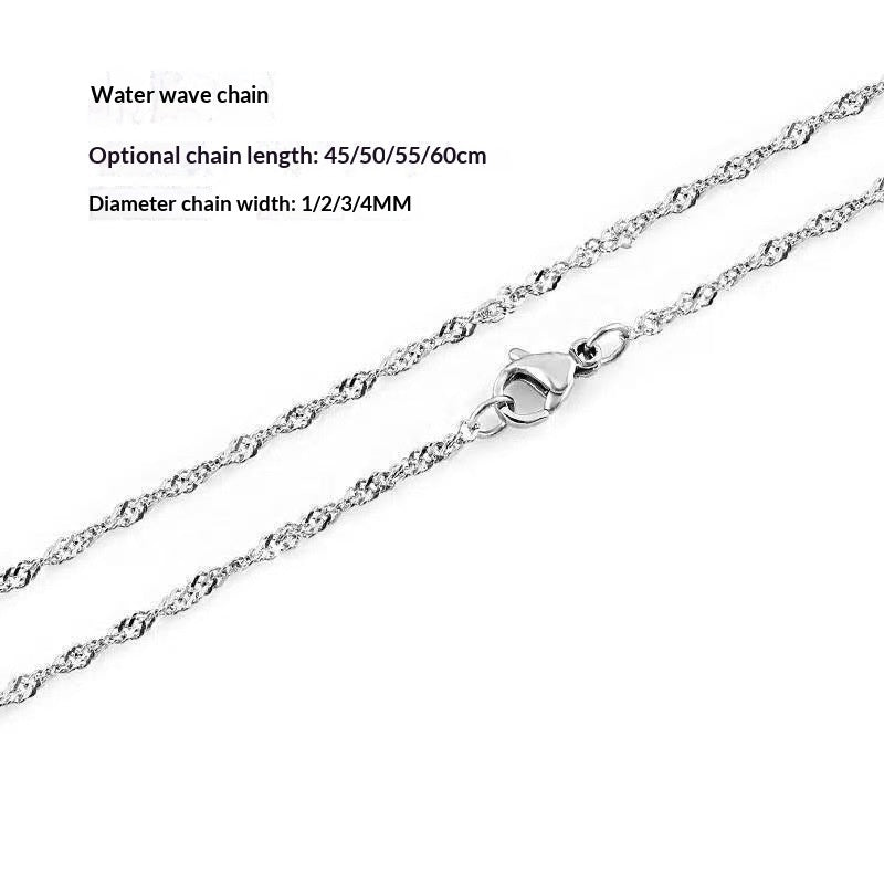 Stainless Steel Chain Men's Versatile Necklace